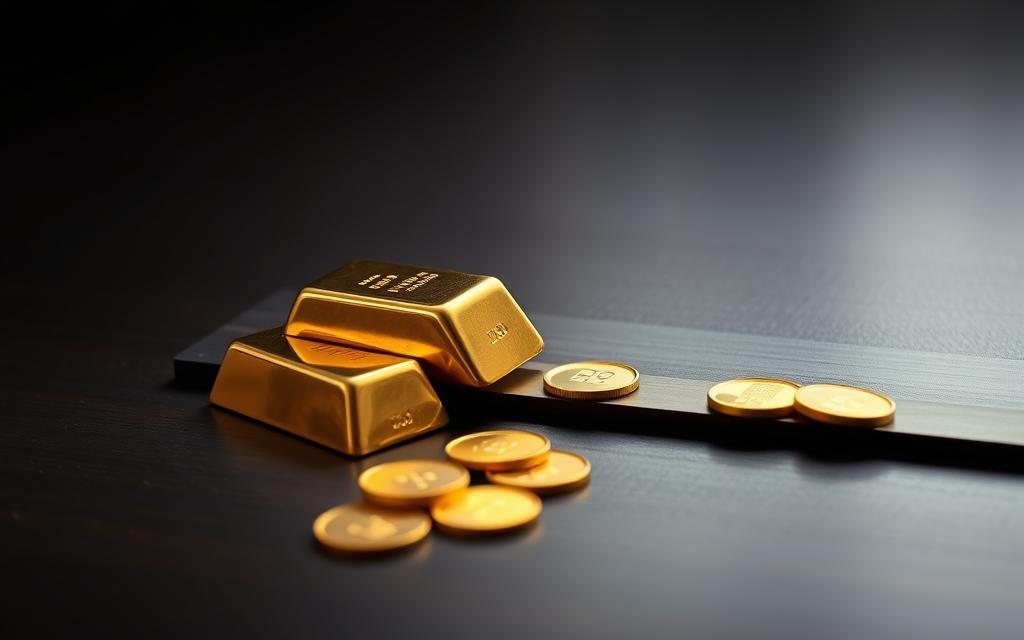 Goldbarren vs. Goldmünzen