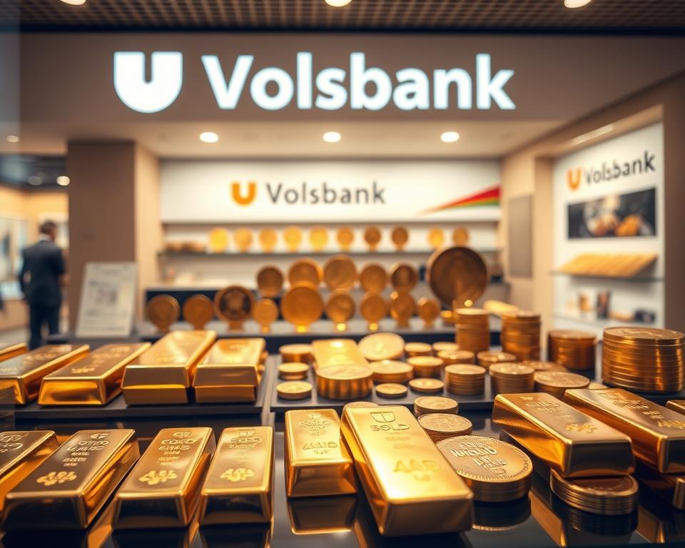 Goldformen bei der Volksbank