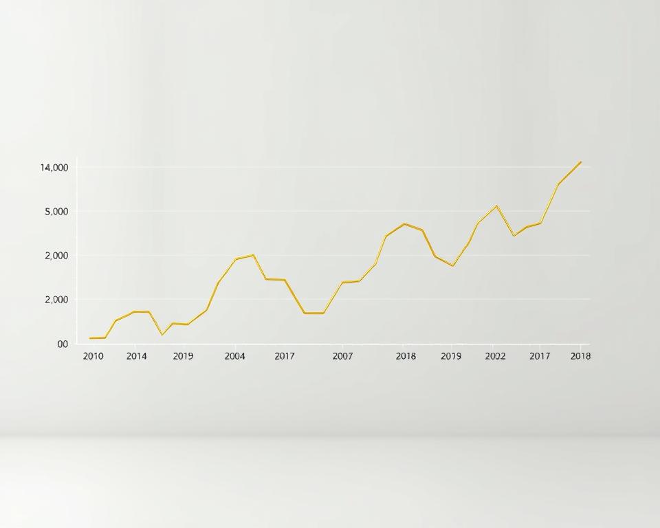 Goldpreisentwicklung Diagramm