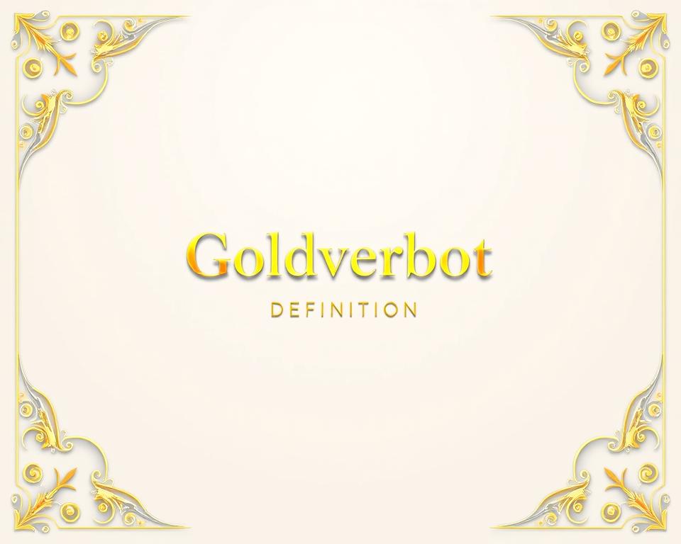 Goldverbot Definition