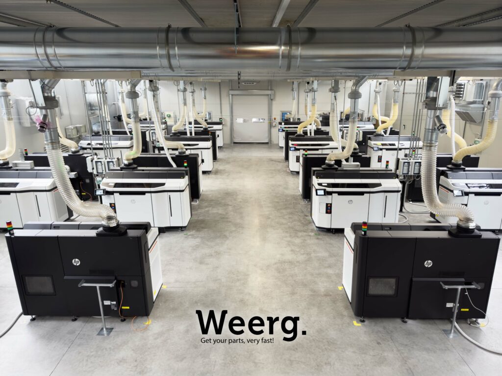Weerg: die größte MJF-3D-Druckeranlage der Welt