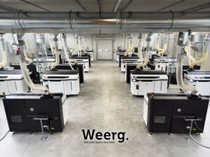 Weerg: die größte MJF-3D-Druckeranlage der Welt