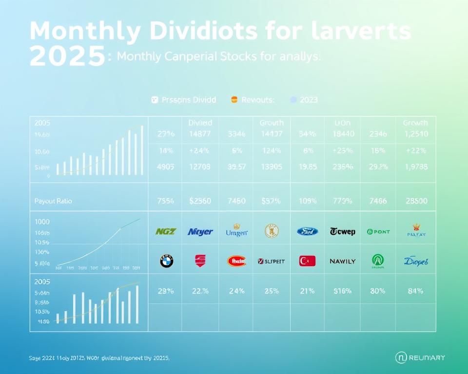 Aktien monatlicher Dividende Vergleich