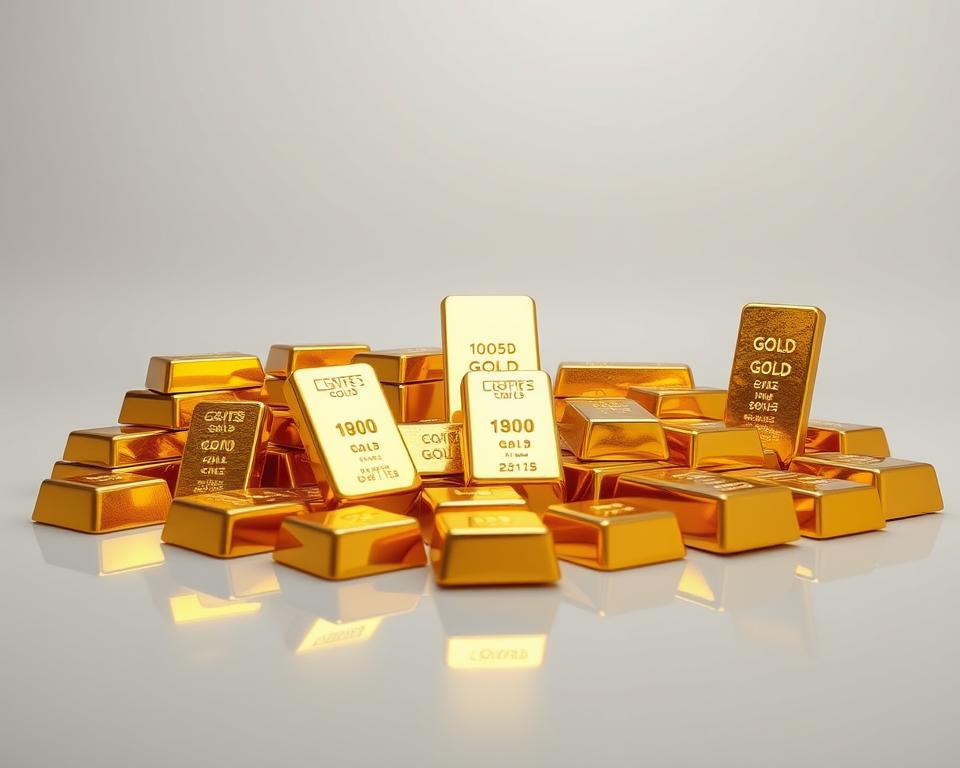 Goldbarren Auswahl